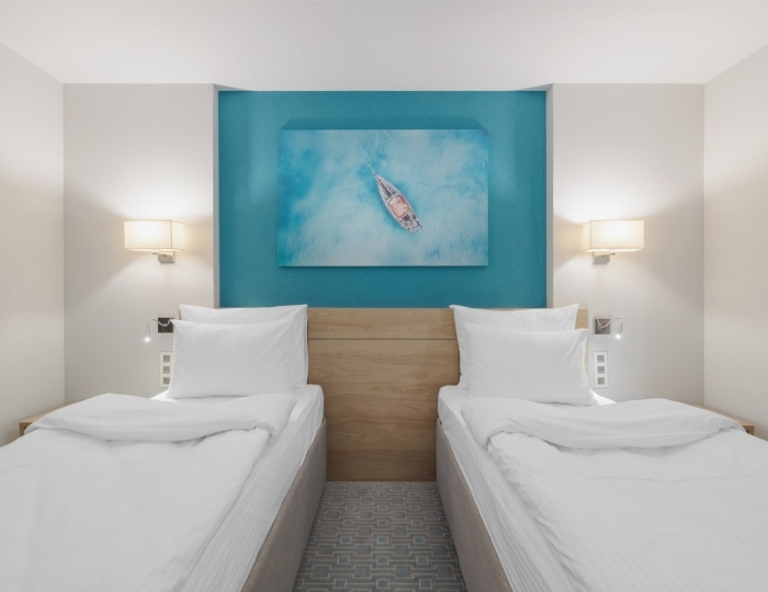 Джуниор Сьют Твин с видом на море - Отель Hotel Collection / Лавикон