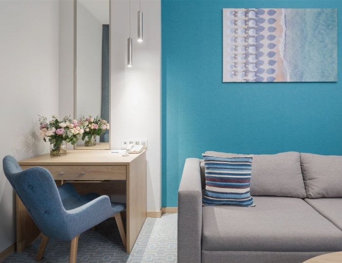 Джуниор Сьют Твин с видом на море - Отель Hotel Collection / Лавикон